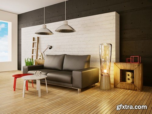 Stock Photos - Interior Design 10, 25xJPG