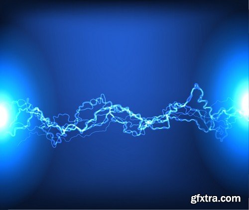 Stock Vectors - Abstract background electric glow, 25xEPS