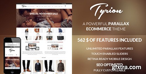 ThemeForest - Tyrion v1.4.8 - Flexible Parallax e-Commerce Theme