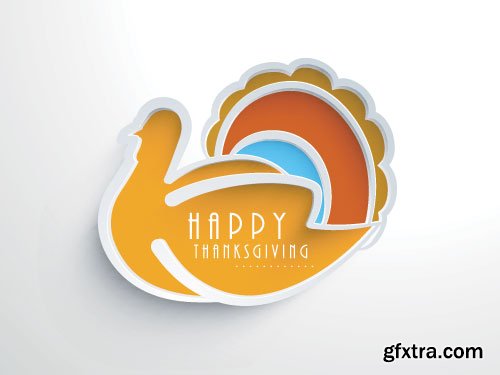 ThanksGiving Celebration Cards 25xEPS