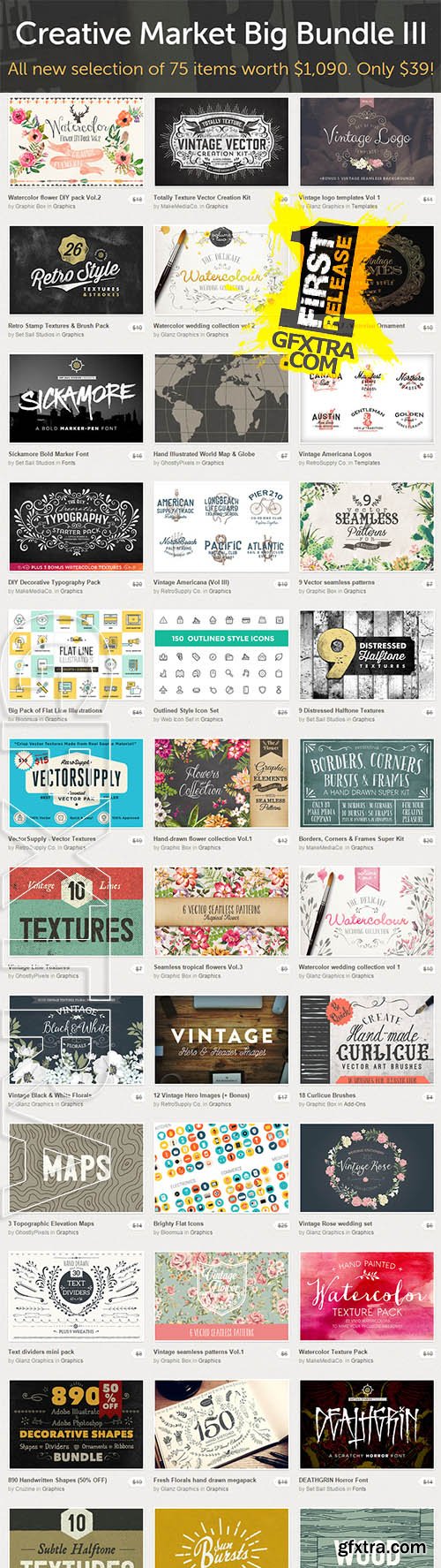 CreativeMarket - Big Bundle III