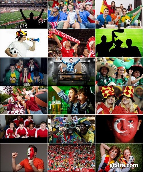 Collection of various sports fans 25 UHQ Jpeg