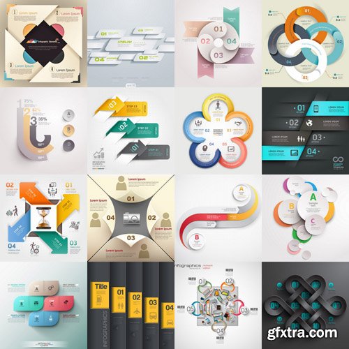 Infographics Design Elements#67 - 30 Vector