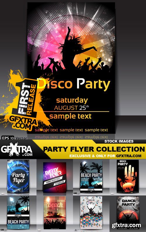 Party Flyer Collection - 30 Vector