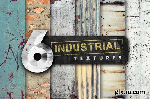 6 Industrial Textures - Creativemarket 86882