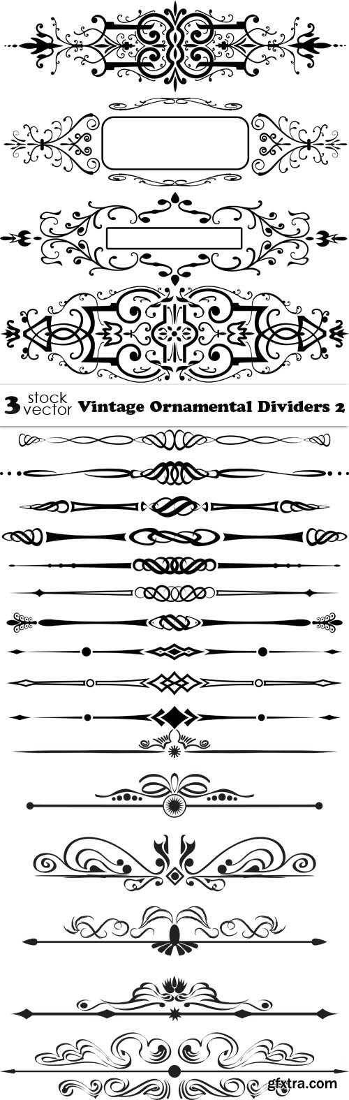 Vectors - Vintage Ornamental Dividers 2