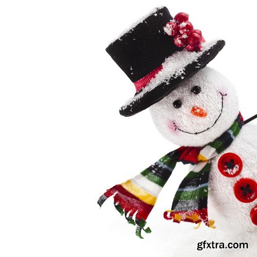 Stock Photos - Snowman, Winter, 25xJPG