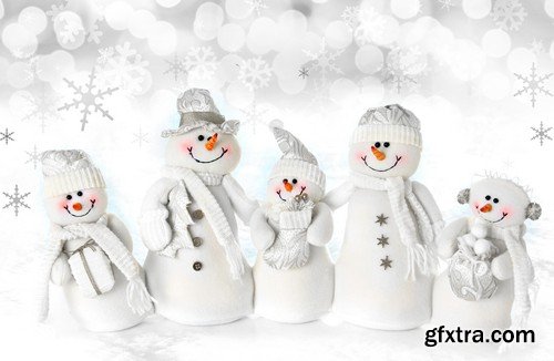 Stock Photos - Snowman, Winter, 25xJPG