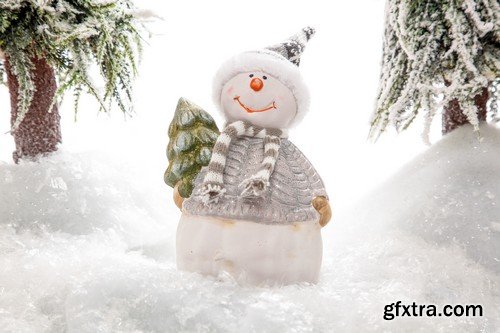 Stock Photos - Snowman, Winter, 25xJPG