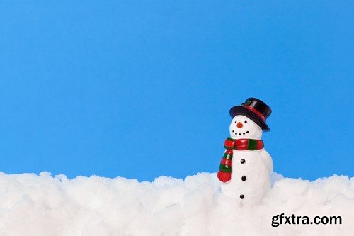 Stock Photos - Snowman, Winter, 25xJPG