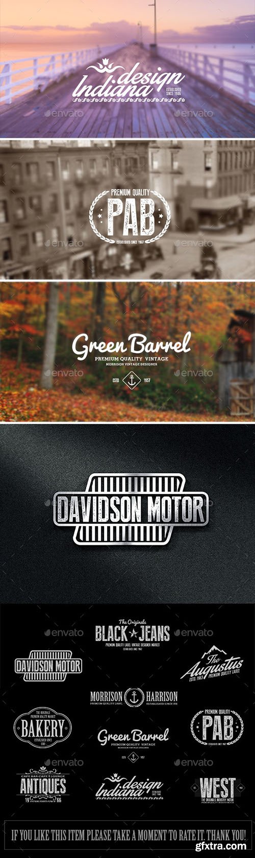 GraphicRiver Vintage Badges & Labels 9235478