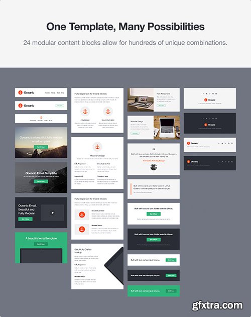 Themeforest Oceanic - Modular Responsive Email Template 9349429