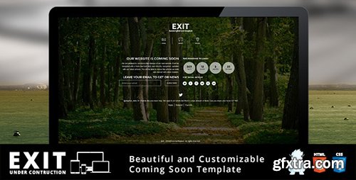 Themeforest Exit - Responsive Under Construction Template 8191067