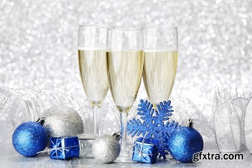 Collection of celebratory champagne 25 UHQ Jpeg