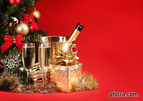 Collection of celebratory champagne 25 UHQ Jpeg