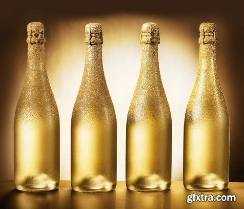 Collection of celebratory champagne 25 UHQ Jpeg