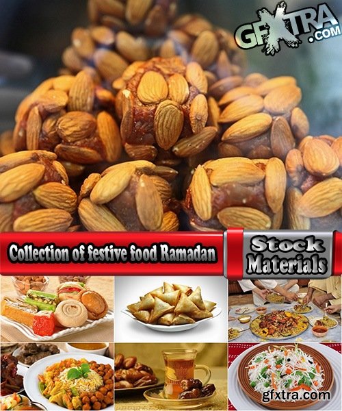 Collection of festive food Ramadan 25 UHQ Jpeg