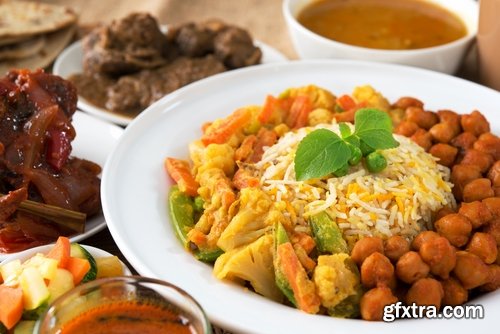 Collection of festive food Ramadan 25 UHQ Jpeg