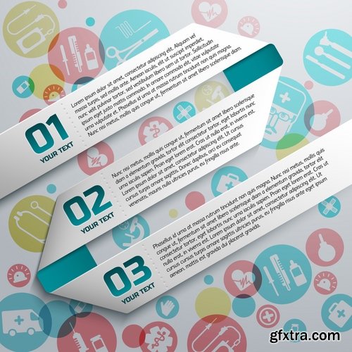 Collection business infographic vector image #3-25 Eps