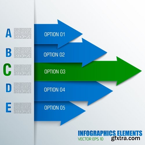 Collection business infographic vector image #3-25 Eps