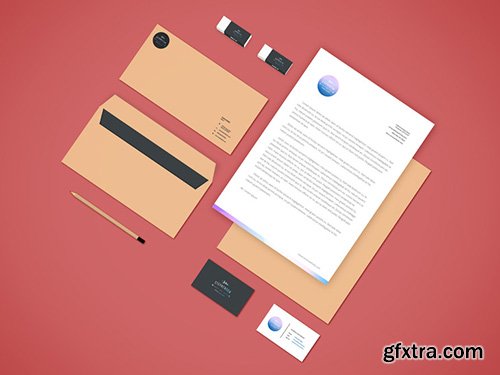 PSD Mock-Up - Branding-Stationery Vol.4