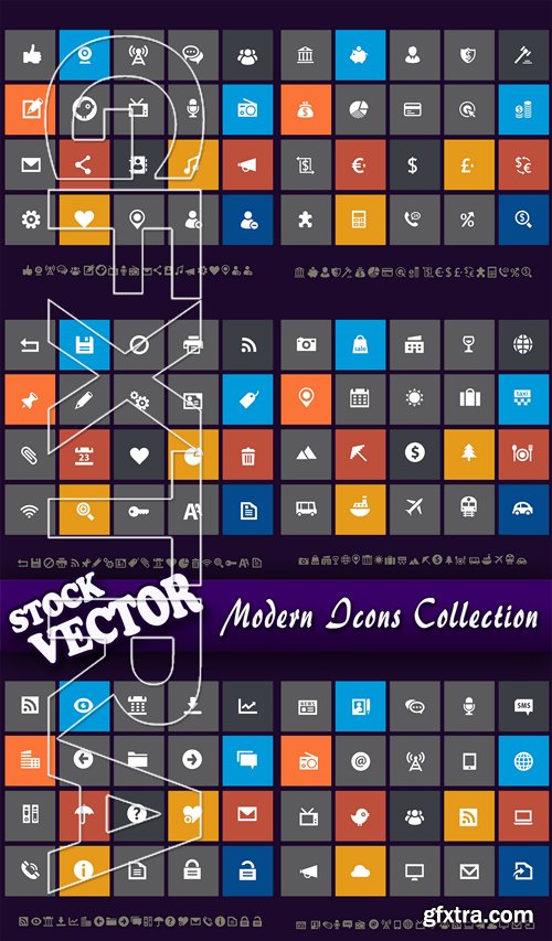 Stock Vector - Modern Icons Collection