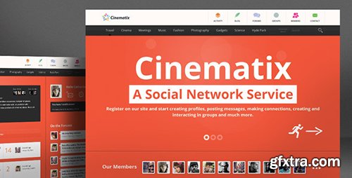 ThemeForest - Cinematix v1.2 - BuddyPress Theme