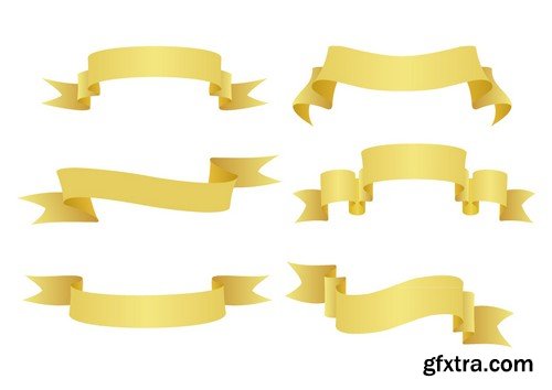 Stock Vectors - Ribbons 2, 25xEPS