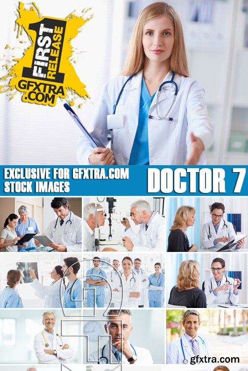 Stock Photos - Doctor 7, 25xJPG