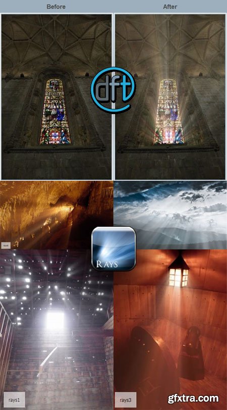 DFT Rays 2.0 Plugin for Adobe, Avid & OFX (VR) (WIN/MAC)