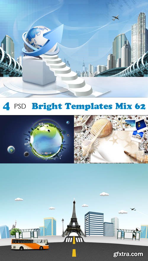 PSD - Bright Templates Mix 62