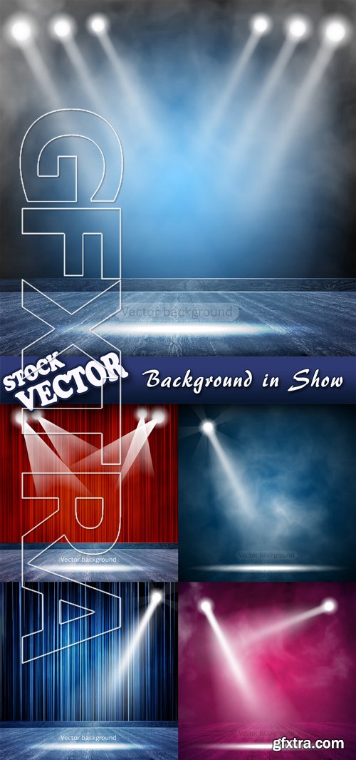 Stock Vector - Background in Show