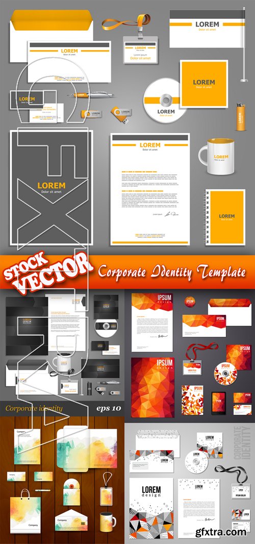 Stock Vector - Corporate Identity Template