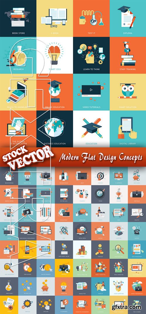 Stock Vector - Modern Flat Design Concepts