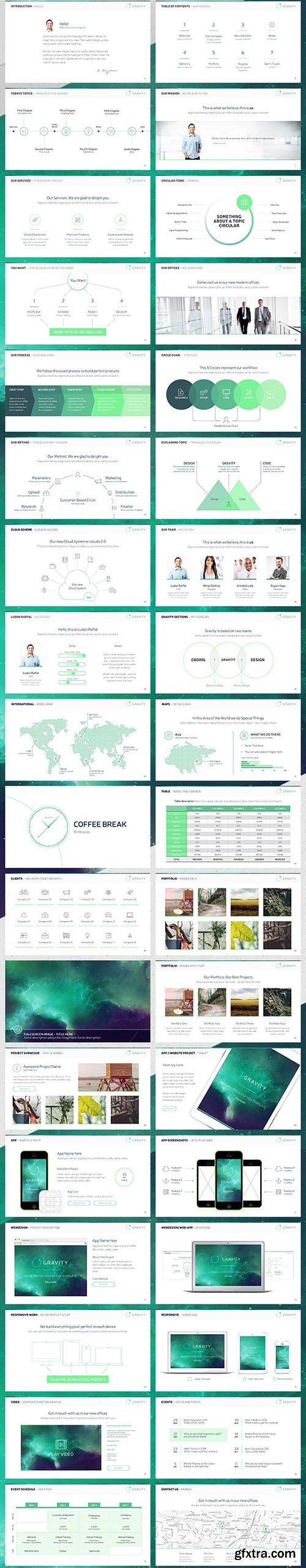 GraphicRiver - Gravity Keynote - Modern Presentation Template