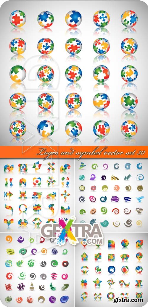 Logos and symbol vector set 30