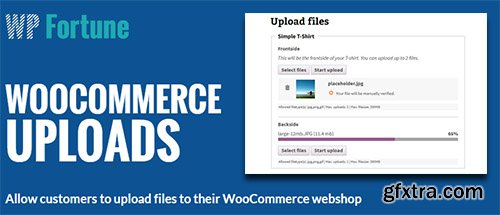 WPFortune - WooCommerce Uploads v1.0.9