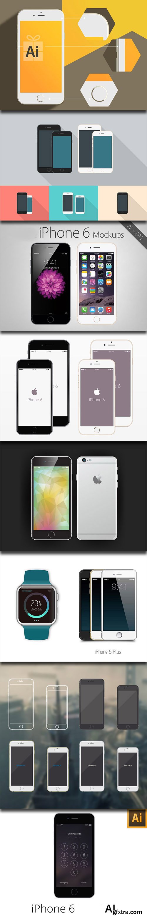 Vector Mock-Up's - iPhone 6