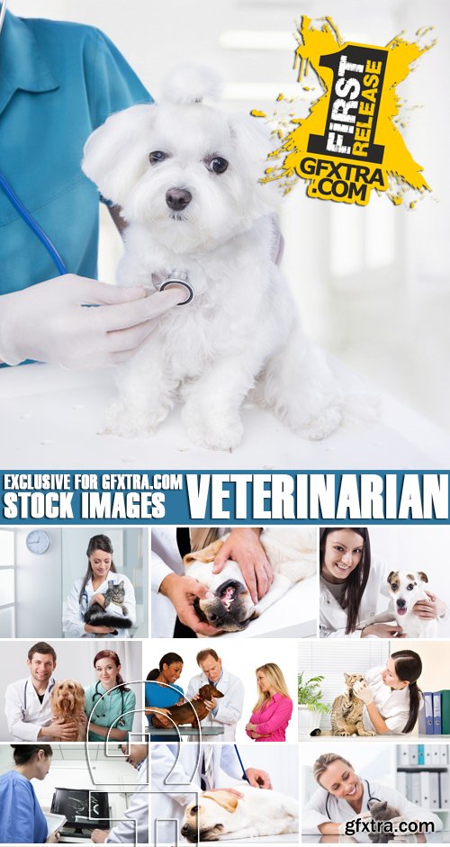 Stock Photos - Veterinarian 2, 25xJPG