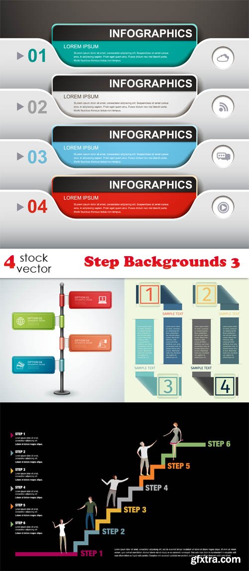 Vectors - Step Backgrounds 3