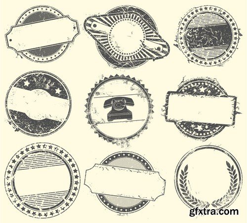 Antique Design Elements - 30 Vector