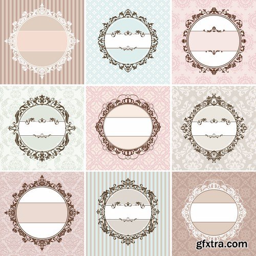 Antique Design Elements - 30 Vector