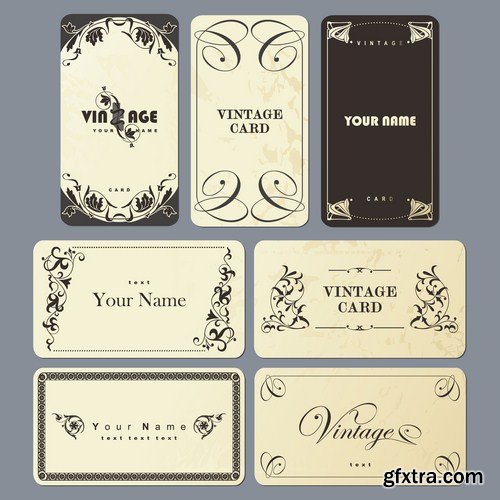 Antique Design Elements - 30 Vector