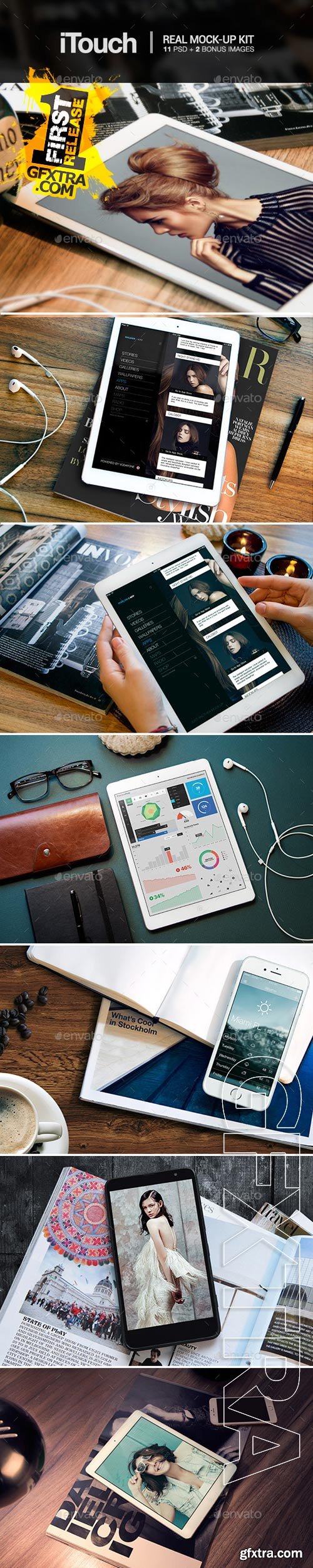 GraphicRiver - iTouch - 12 Photorealistic MockUp 9380424