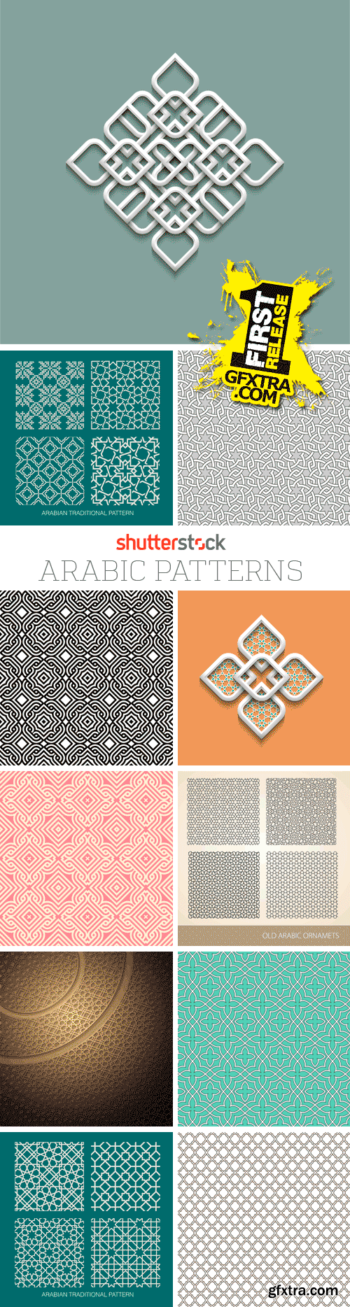 Amazing SS - Arabic Patterns, 25xEPS