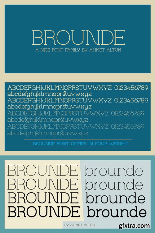 Brounde Font Family $49