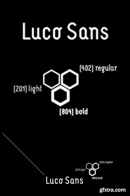 Luco Sans Font Family $49