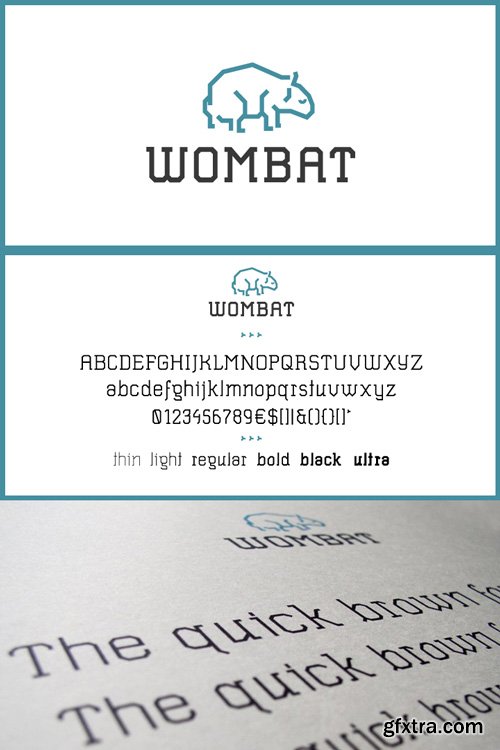 Wombat Font Family $70