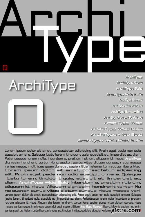 ArchiType Font Family $50