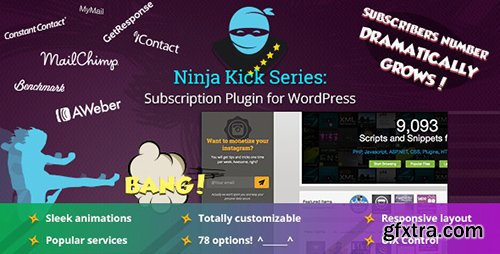 CodeCanyon - Ninja Kick v1.2.0 - Subscription WordPress Plugin